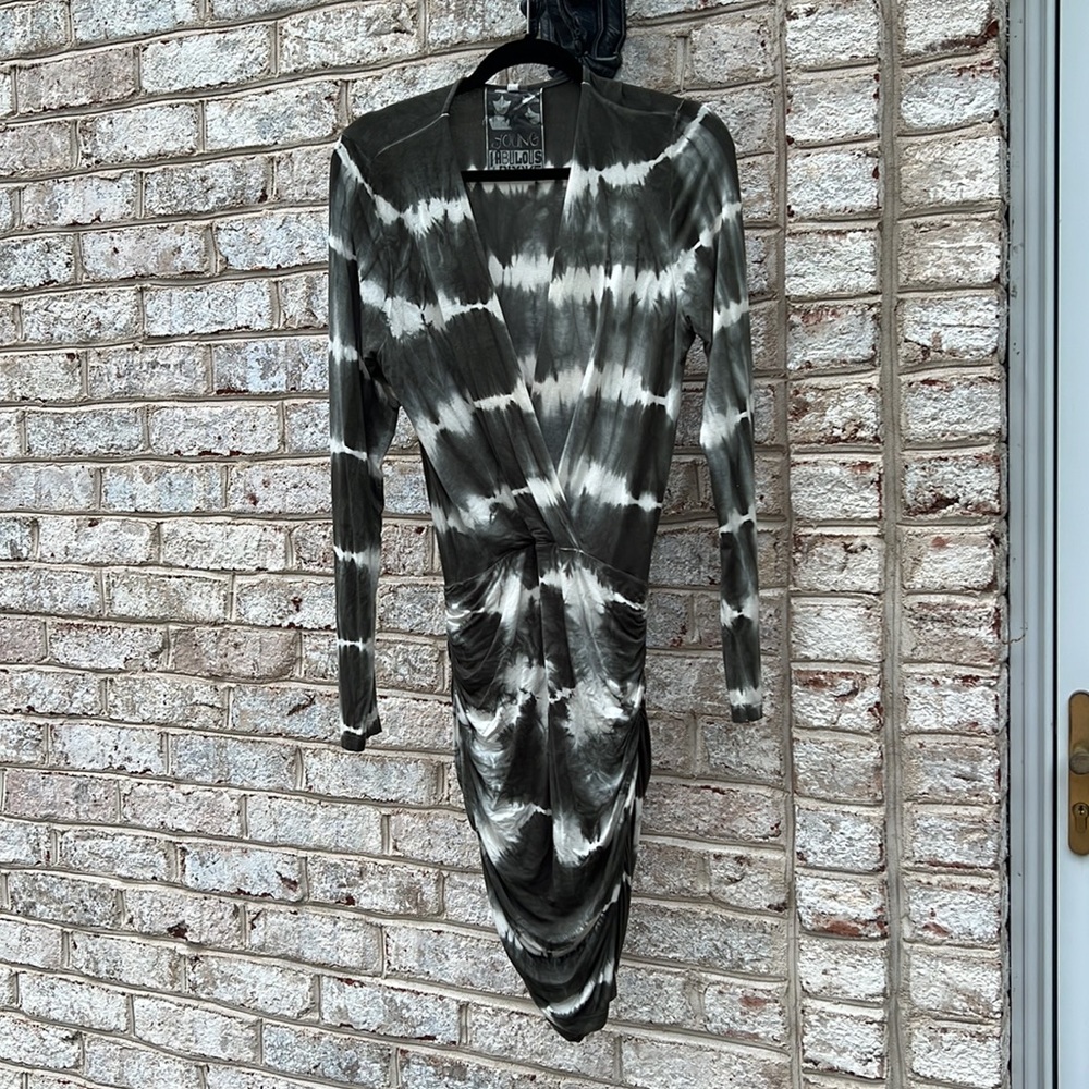 Young Fabulous and Broke Green Tie Dye Dress - Picture 2 of 11